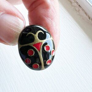 Sonia Rykiel Enamel Ladybug pin/brooch